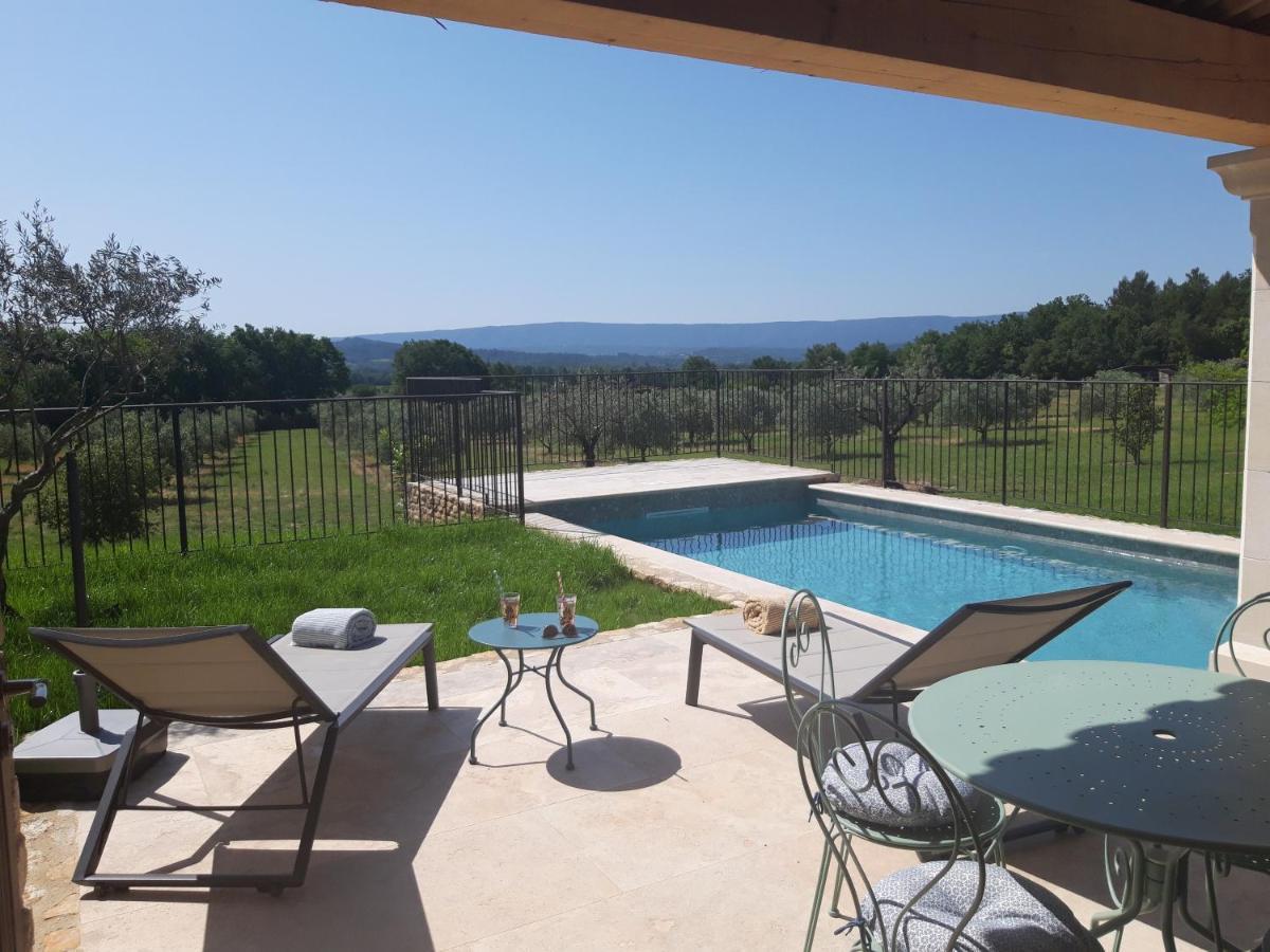 Bastide Toujours Dimanche, Maison De Vacances Avec Vue & Piscine Privee Gordes Kültér fotó