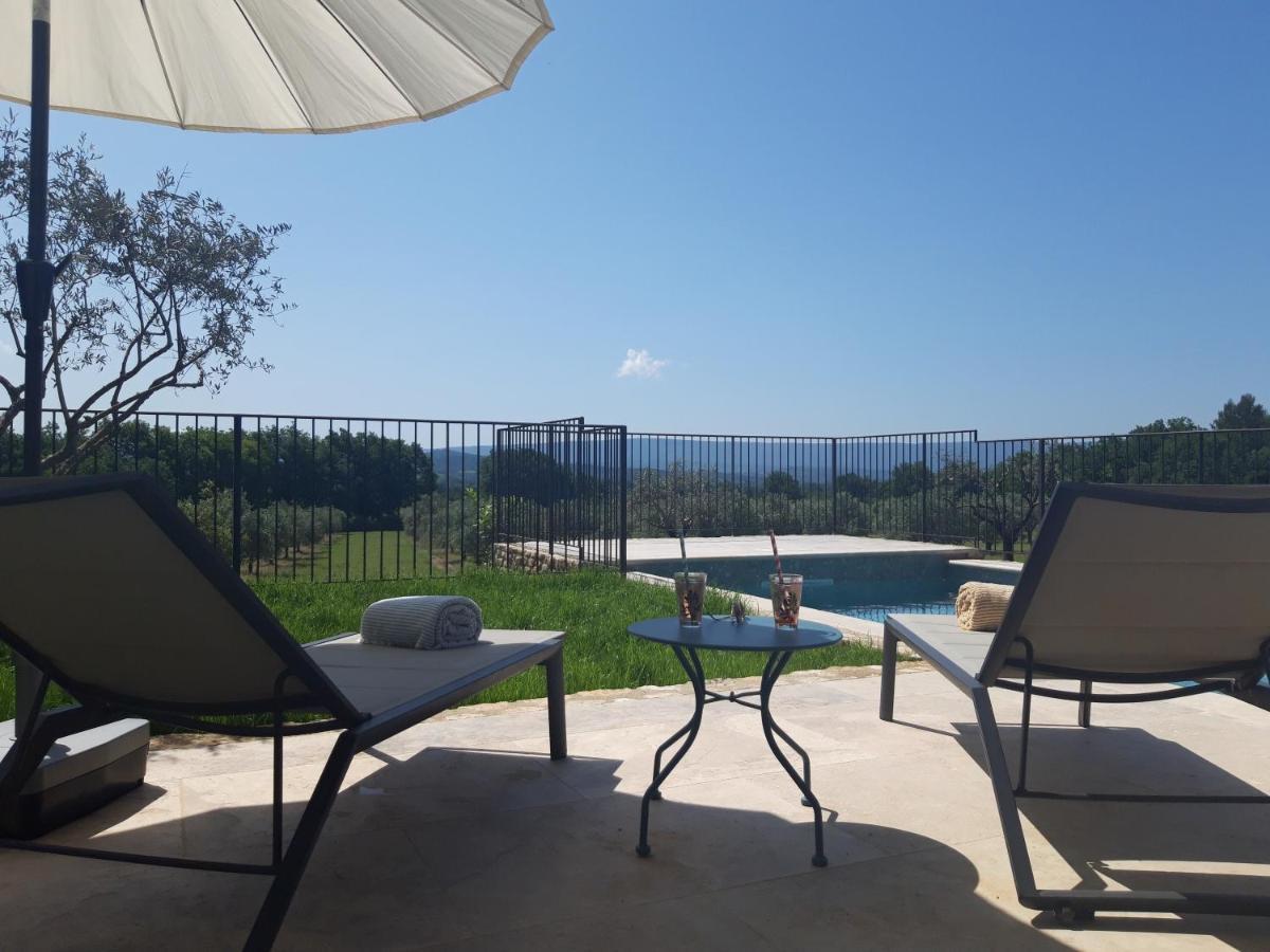 Bastide Toujours Dimanche, Maison De Vacances Avec Vue & Piscine Privee Gordes Kültér fotó